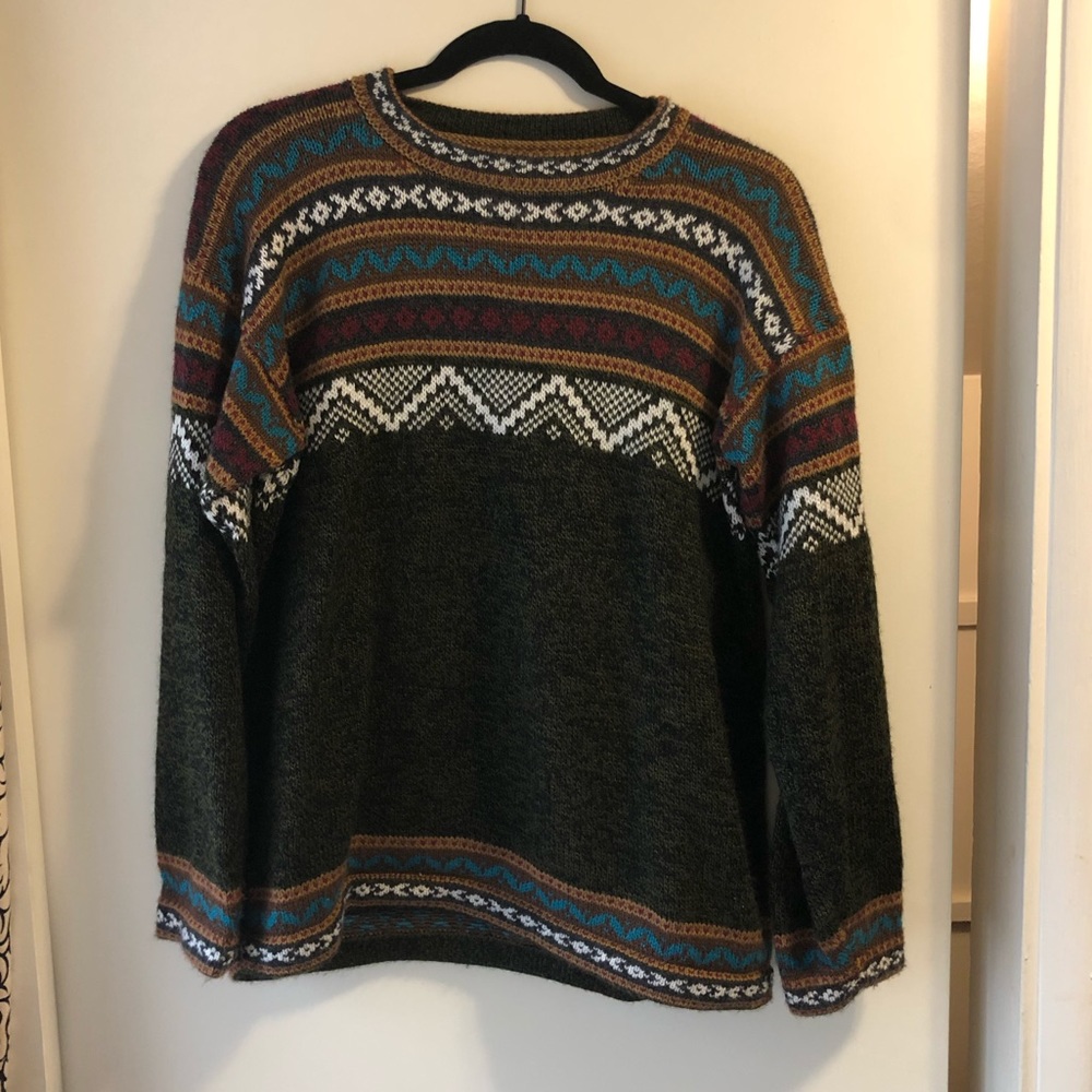 Soft alpaca vintage sweater